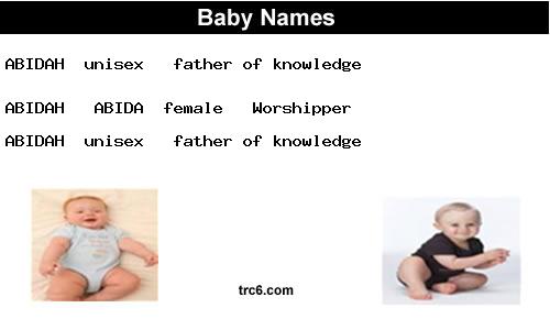 abidah---abida baby names